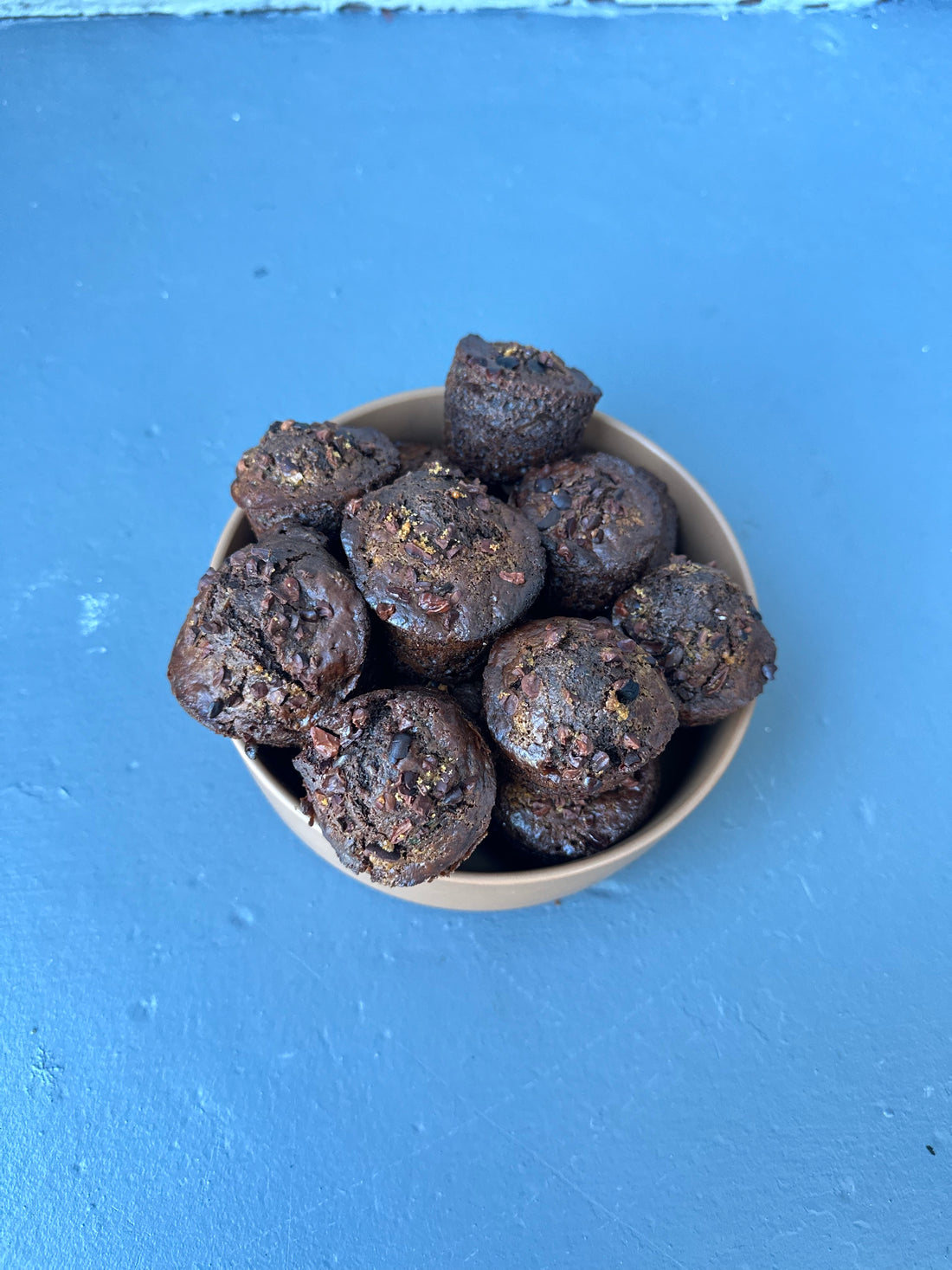 Cacao and panela muffins