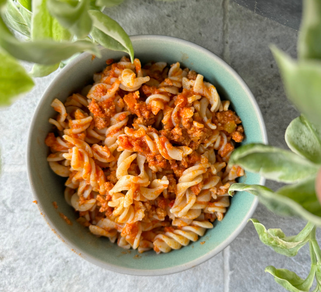 Gluten Free Spiral/Penne Bolognese