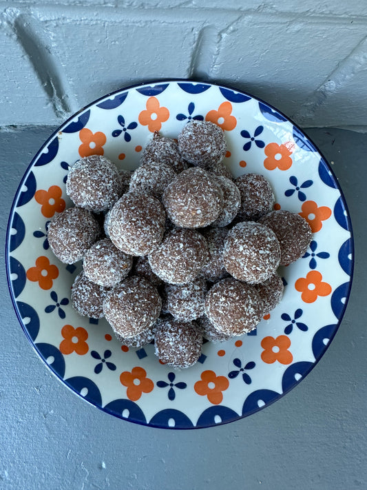 NUT FREE cocoa ‘bliss’ balls